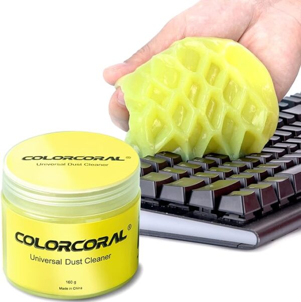 COLORCORAL Cleaning Gel Universal Dust Cleaner for PC Keyboard Cleaning Car Detailing Laptop Dusting